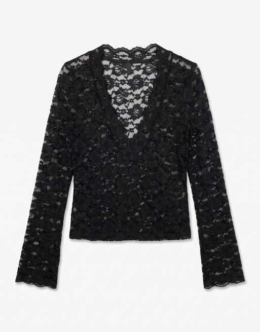 Vero Moda Curve – Czarny top, 6 z 7