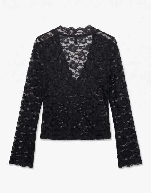 Vero Moda Curve – Czarny top, 7 z 7