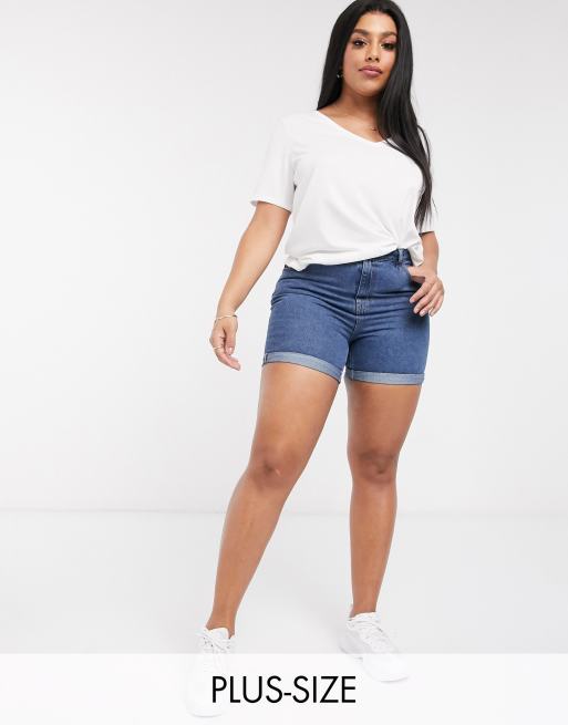 FaoswalimShops | yeezy unlaced shoes sale clearance free shipping | Vero Moda Curve shorts in blue