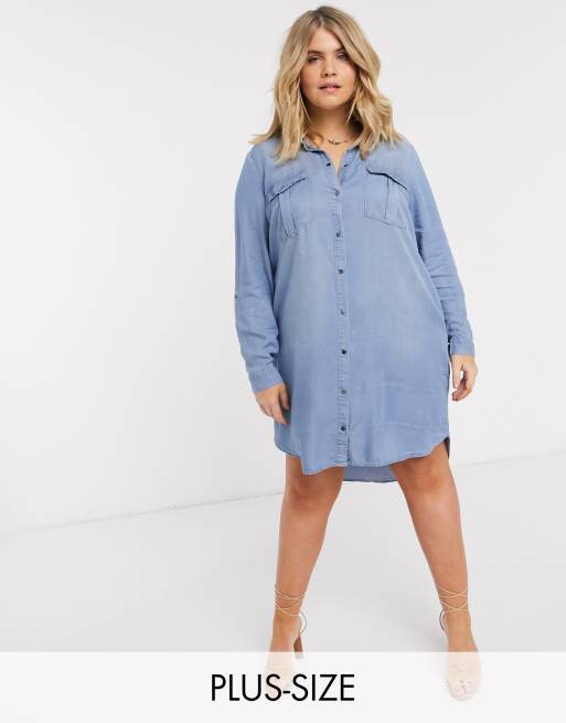 Vero moda shop denim shirt dress