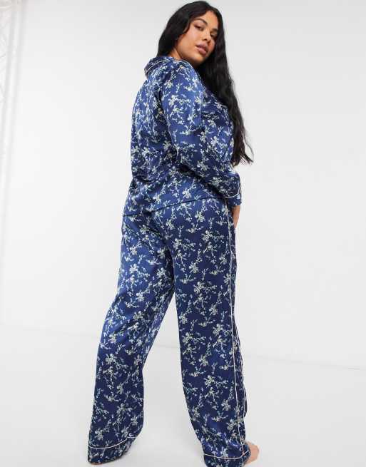 Pyjama en soie manche longue pyjama femme patte de boutonnage pyjama s –  Belle Soie