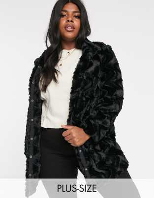 vero moda faux fur jacket