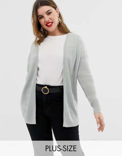 Vero Moda Curve grey lightweight cardigan ASOS