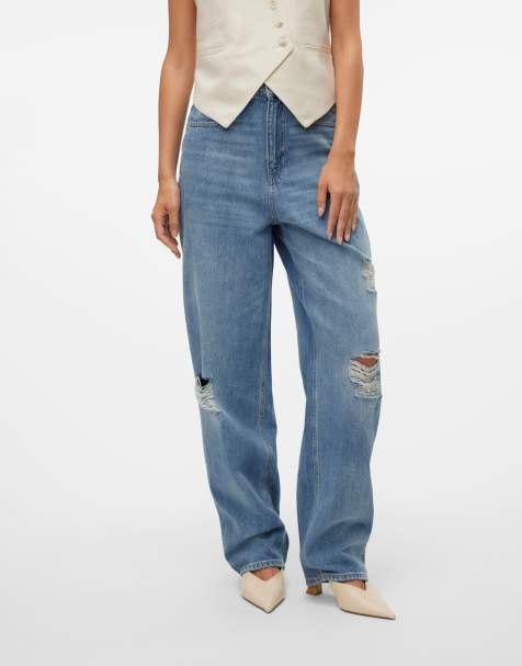 Vero Moda Curve – Mellanblå jeans - view 1