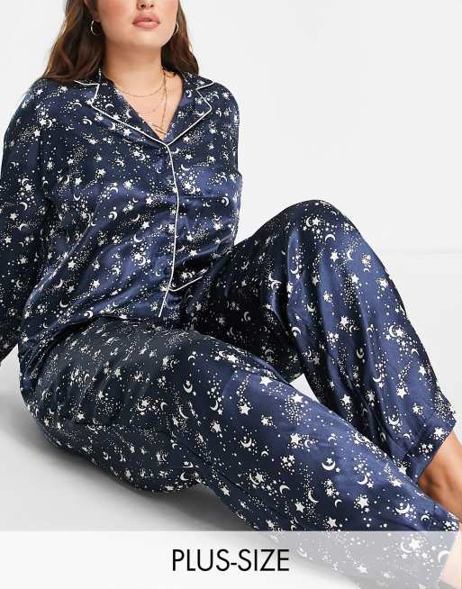 Mid-Rise Matching Print Pajama Leggings for Women