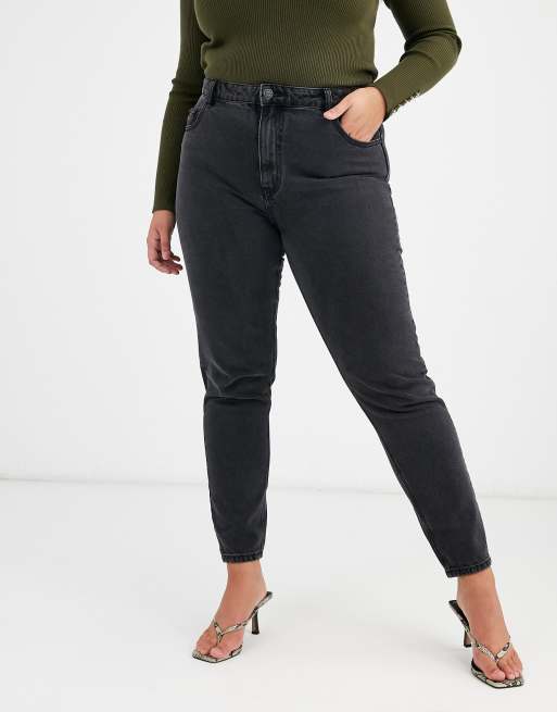 Moda Curve jeans with high waist in washed | ASOS