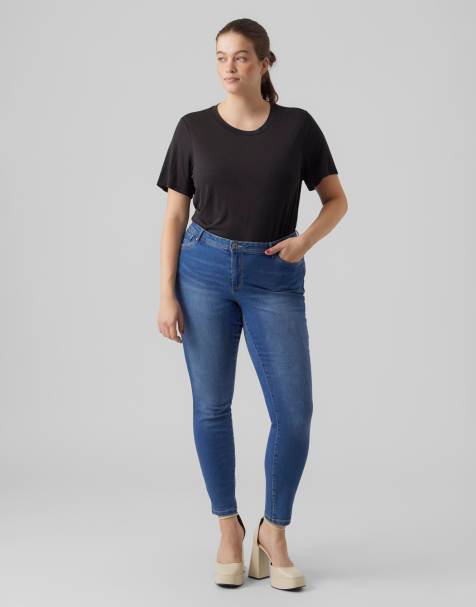 Vero Moda Curve – Niebieskie jeansy - view 1