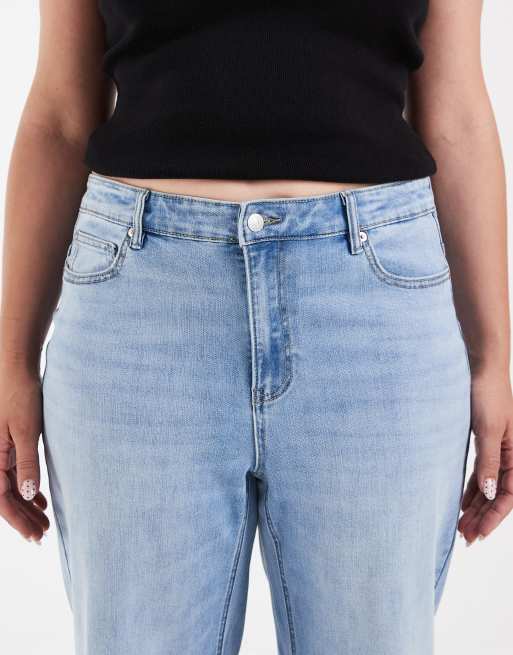 Vero Moda Curve - Olivia - Jean ample - Bleu clair, 5 de 5
