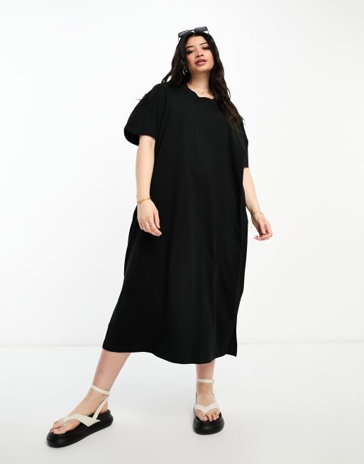 maxi wrap dress blue S