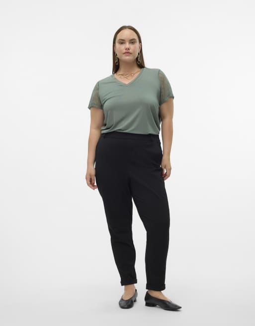 Vero Moda Curve - Pantaloni neri