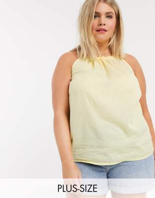 vero moda yellow top