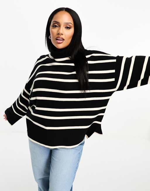 Tommy hilfiger block stripe oversized cheap sweater