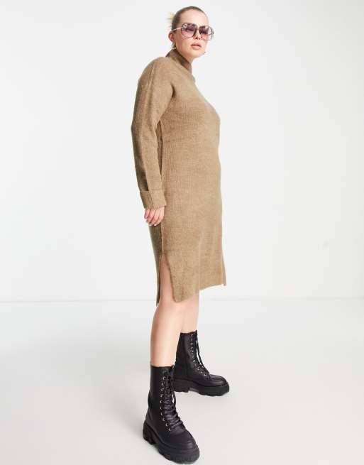 Side split hot sale jumper dress