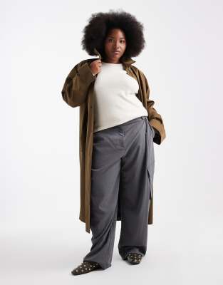 Vero Moda Curve Soft Round Neck Knit Sweater In White