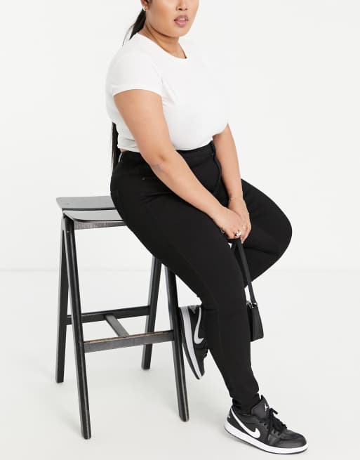 Vero Moda Curve - Sophia - Skinny jeans in zwart, 4 van 4