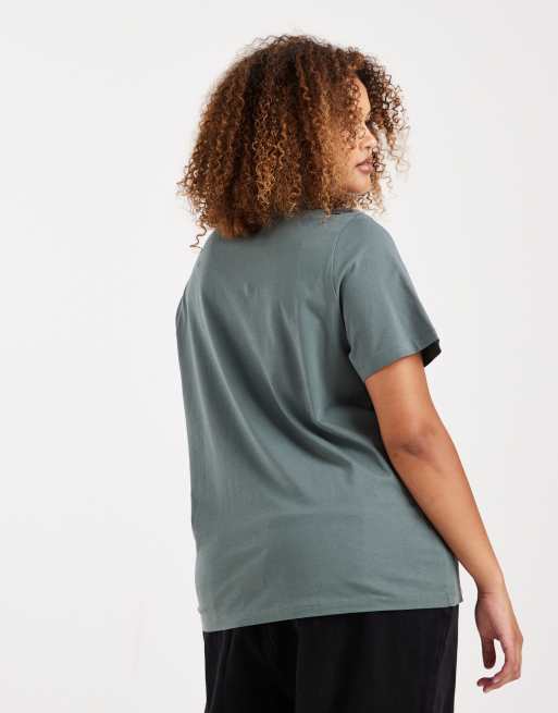 Vero Moda Curve t-shirt in balsam green, 4 of 4