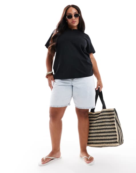Vero Moda Curve - T-shirt met in zwart - view 1