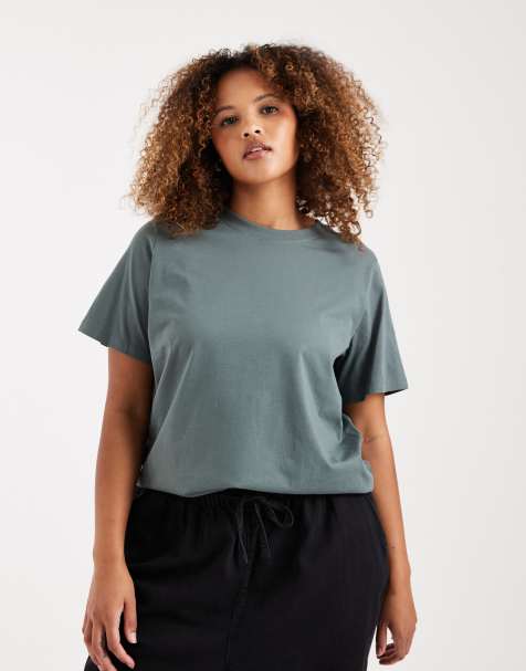 Vero Moda Curve - T-shirt verde balsamo - view 1