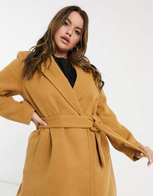 tailored wrap coat