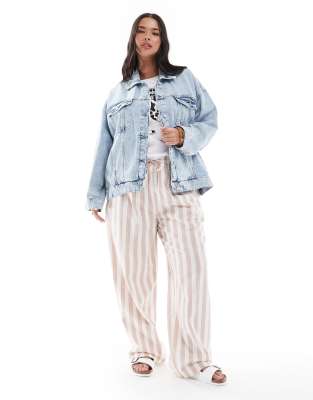 Vero Moda Curve Tessa Oversized Denim Jacket