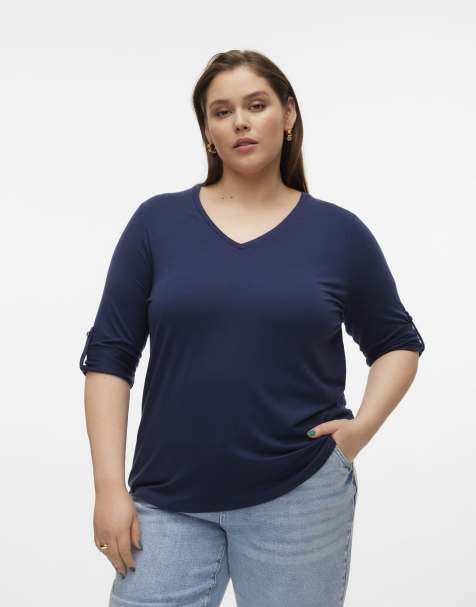 Vero Moda Curve - Top - Bleu marine - view 1