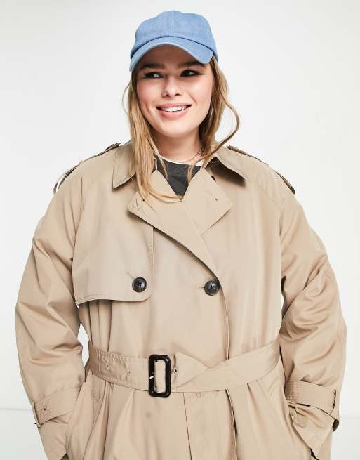 Vero Moda Curve - Trench-coat classique - Camel, 2 de 4