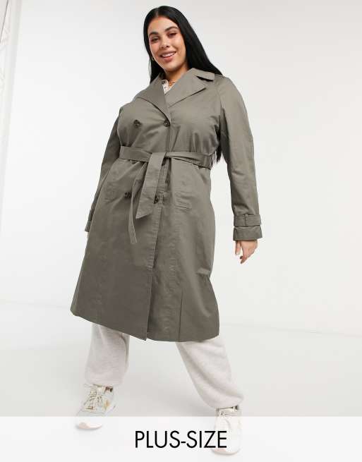 Grey Long Duster Coat for Women - VERO MODA