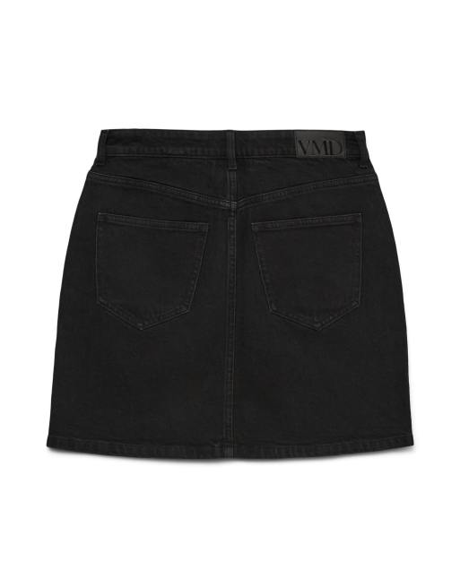 Vero Moda – Czarna jeansowa spódnica, 7 z 7