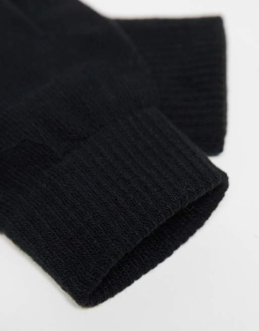 Vero Moda – Czarne rękawiczki do obsługi ekranów dotykowych, 3 z 4