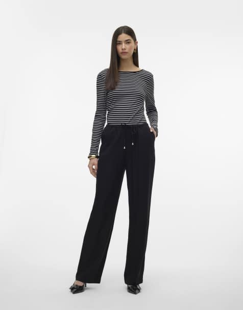 Vero Moda Trousers in black