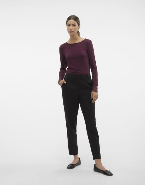 Vero Moda Trousers in black