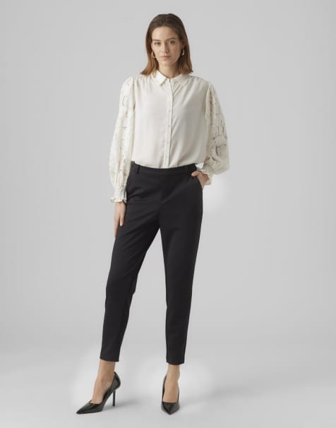 Vero Moda Trousers in black