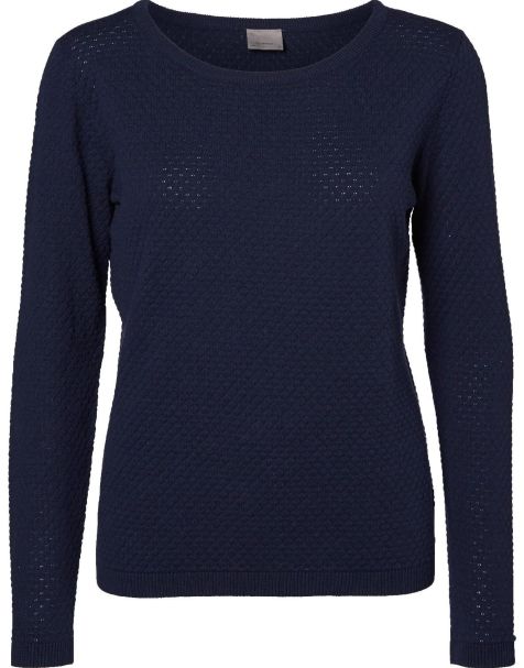 Vero Moda Knitted pullover in black