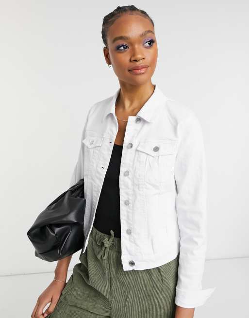 Vero Moda denim jacket in white