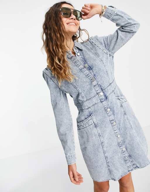 Vero moda on sale denim shirt dress