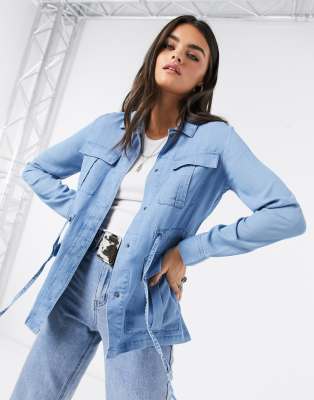 light blue utility jacket