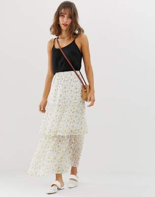 ditsy maxi skirt