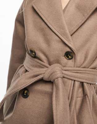 Vero moda check hotsell double breasted tailored coat