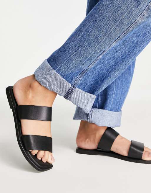 Open toe double strap hot sale sandals