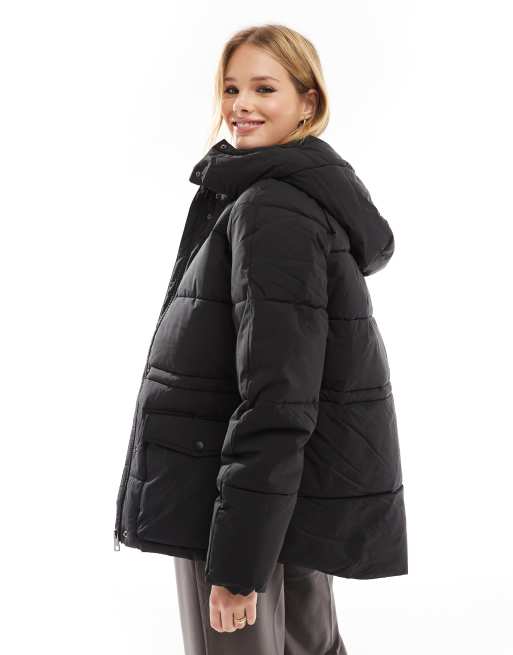 Vero Moda - Doudoune courte à capuche - Noir, 2 de 4