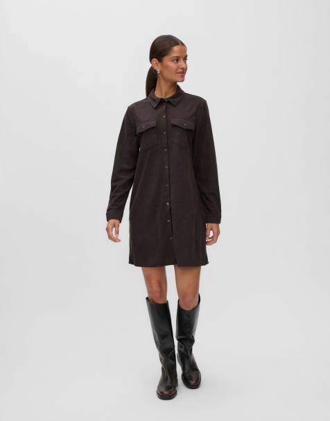 Vero Moda Dress in chocolate torte - view 1