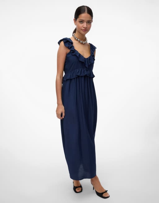 Vero Moda Dress in navy, 3 of 4
