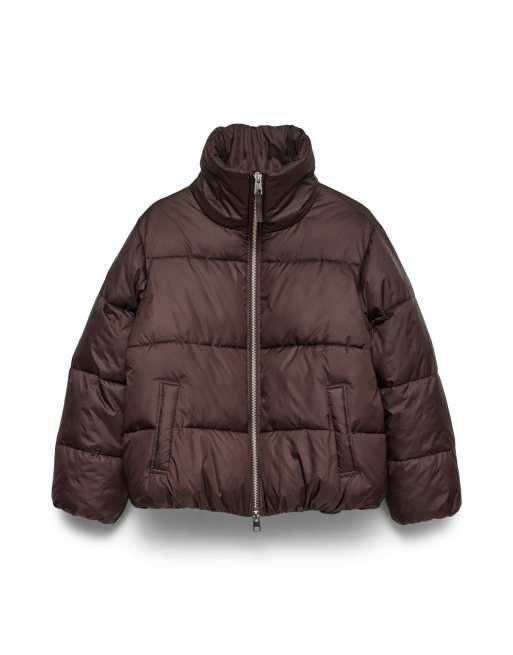 Vero Moda dynejakke i chocolate torte, 5 af 5