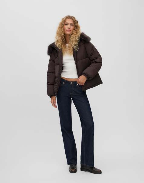 Vero Moda dynejakke i chocolate torte - view 1