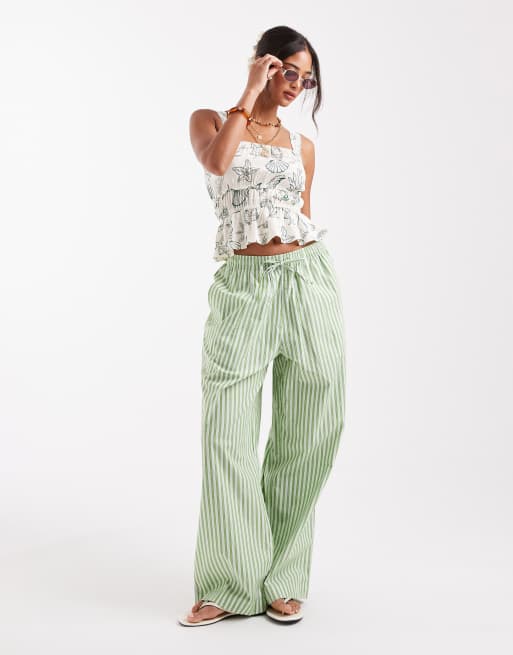 Vero Moda - Easy - Top punto smock senza maniche con stampa marina, 3 di 4