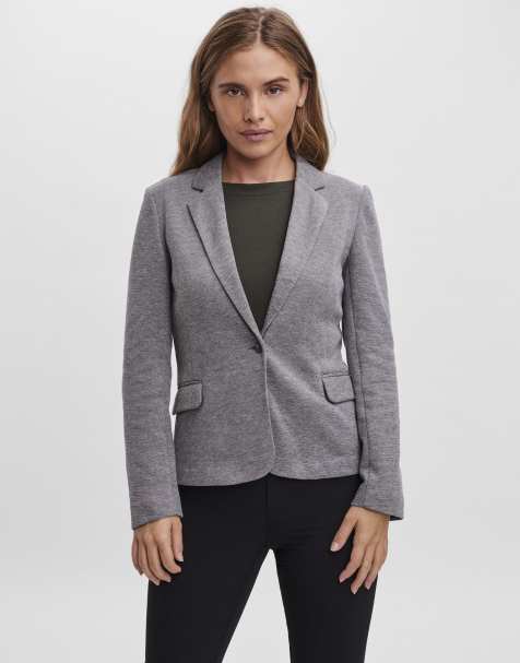 Vero Moda – Einreihiger Blazer in Anthrazit - view 1
