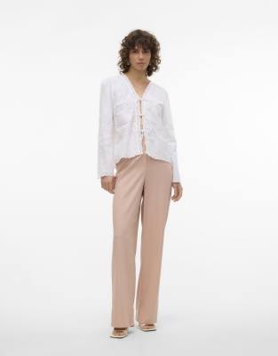 Vero Moda - Elegante Hose in Altrosa