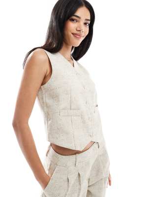 Vero Moda - Elegante Weste in Hellbeige, Kombiteil-Neutral