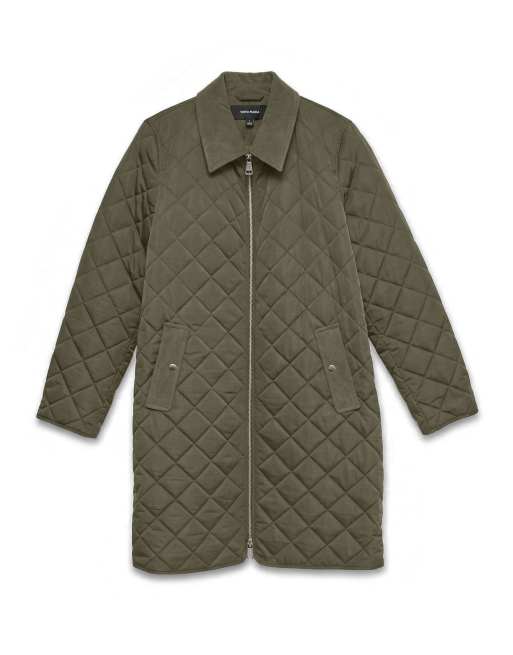 Vero Moda Emiliejane manteau rembourré à col à revers, 5 de 5
