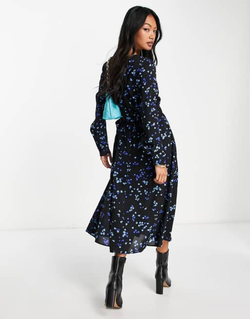 Vero moda best sale floral wrap dress